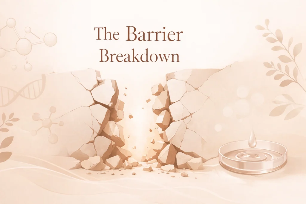 Sensitive skin facial Singapore barrier repair — Roses & More Skin Alchemy