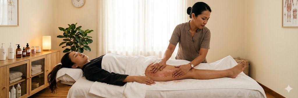 Body Lymph Flow lymphatic drainage body Singapore at Roses & More Skin Alchemy Tanjong Pagar