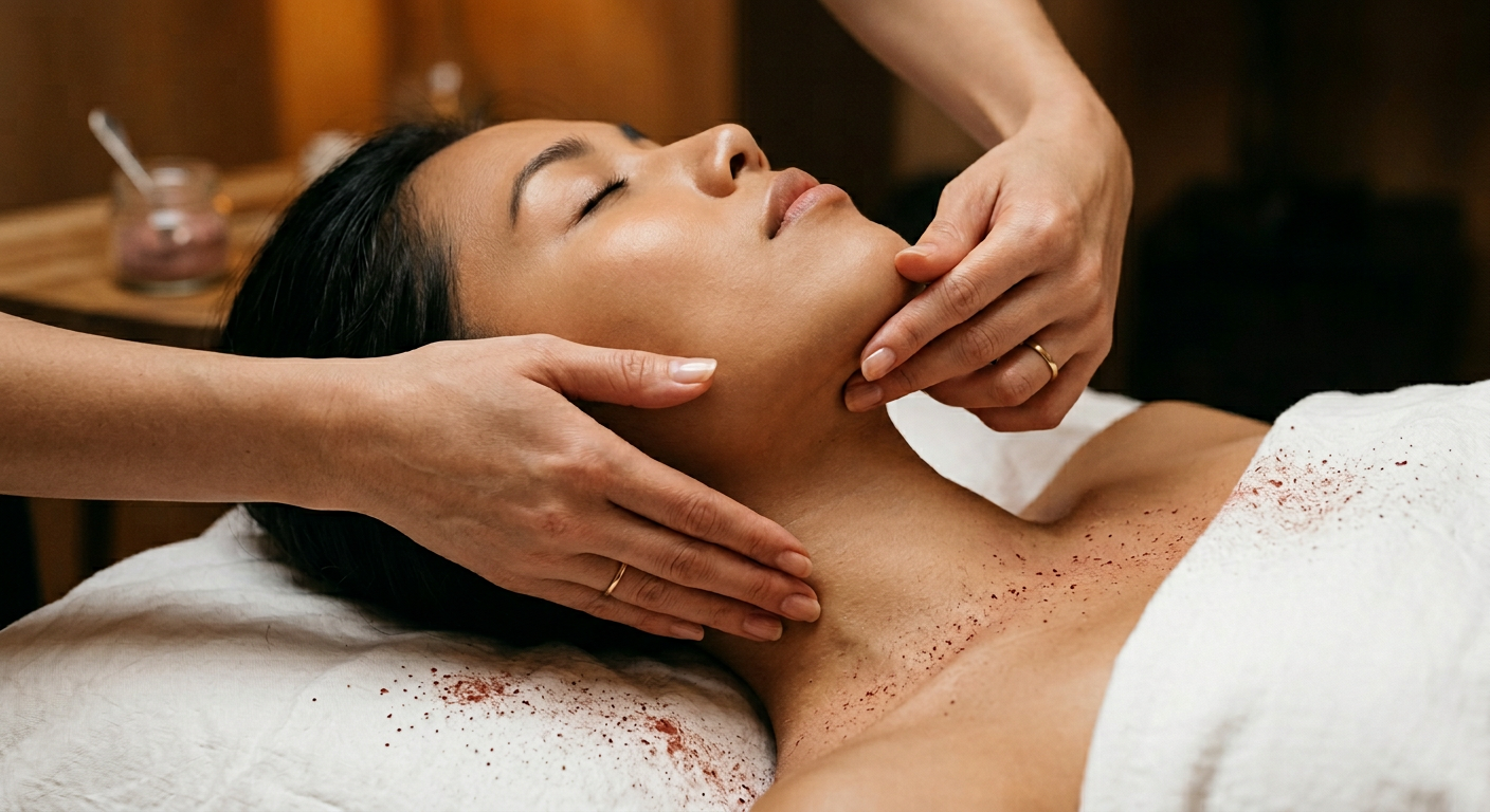 Lymphatic Drainage Face Body Singapore — Total De-Puff at Roses & More Skin Alchemy Tanjong Pagar