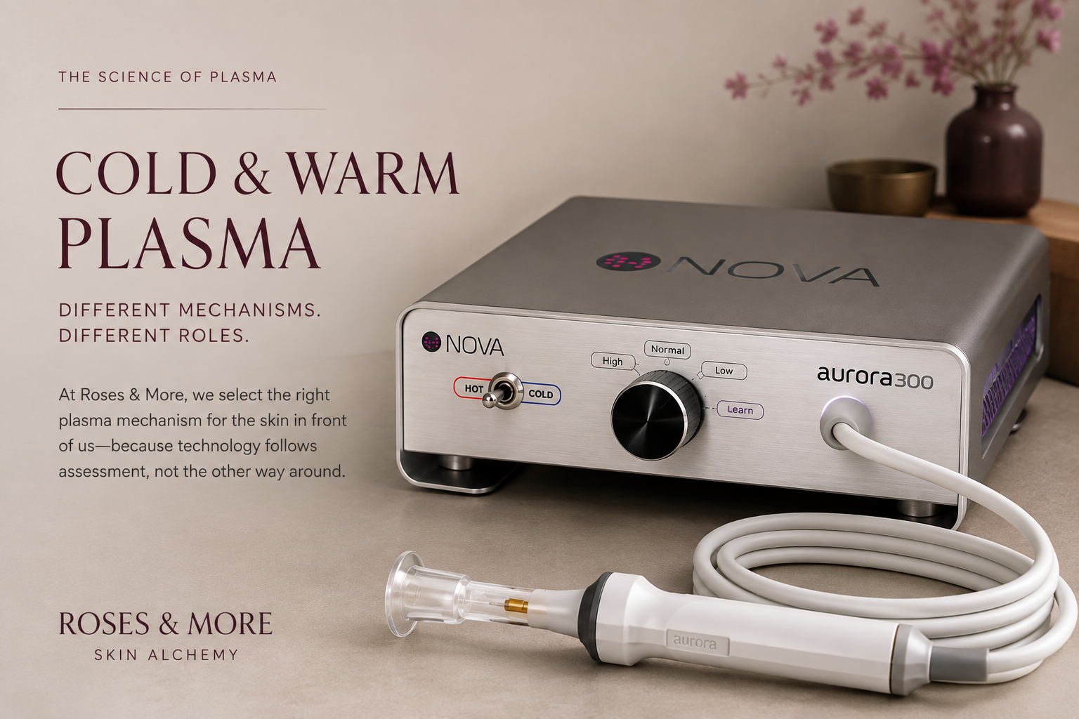 Plasma skin treatment Singapore at Roses & More Skin Alchemy