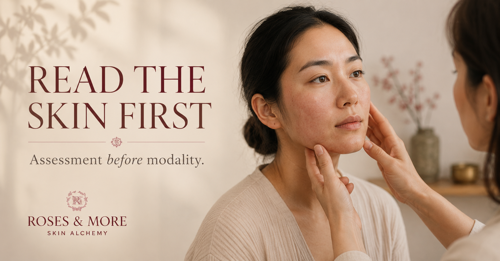 Assessment-led care for eczema-prone and reactive skin at Roses & More Skin Alchemy