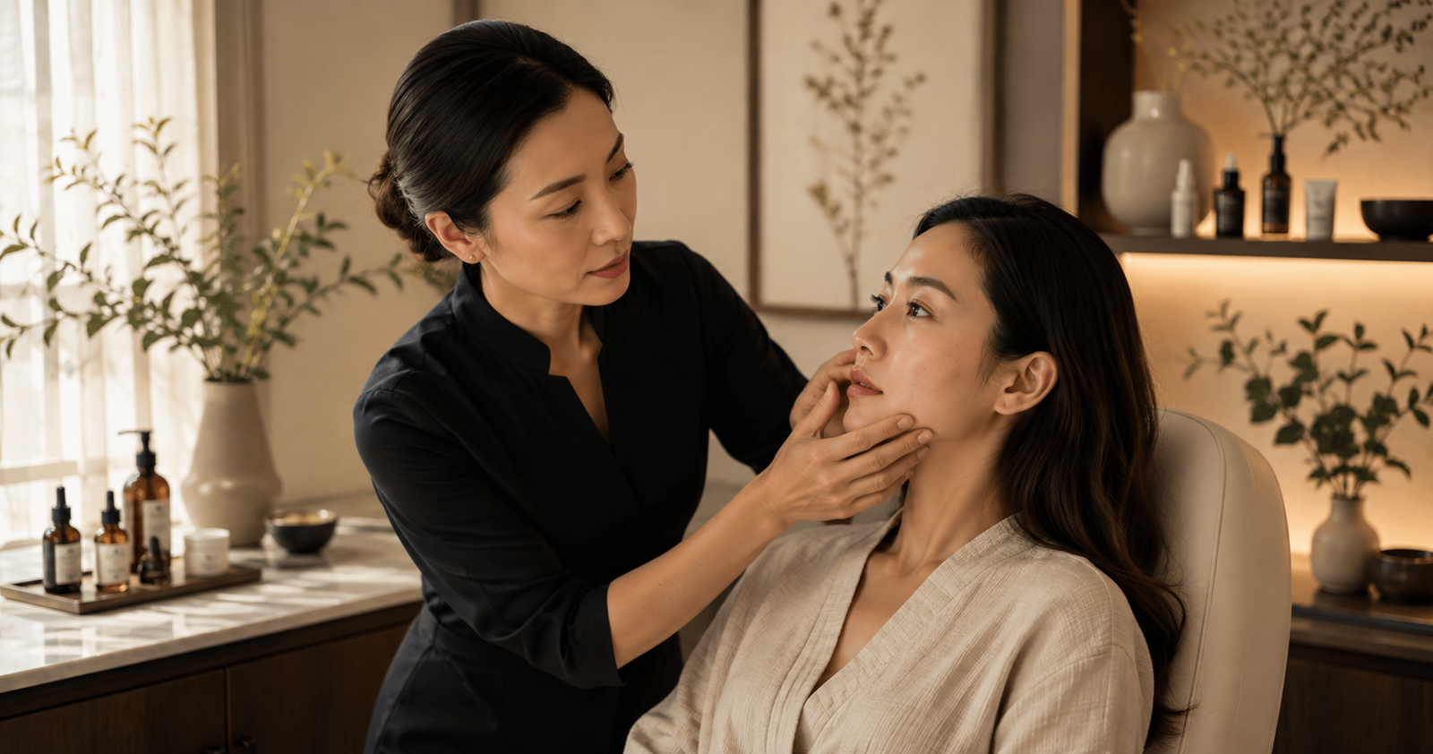 Skin Sequencing facial Singapore consultation at Roses & More Skin Alchemy